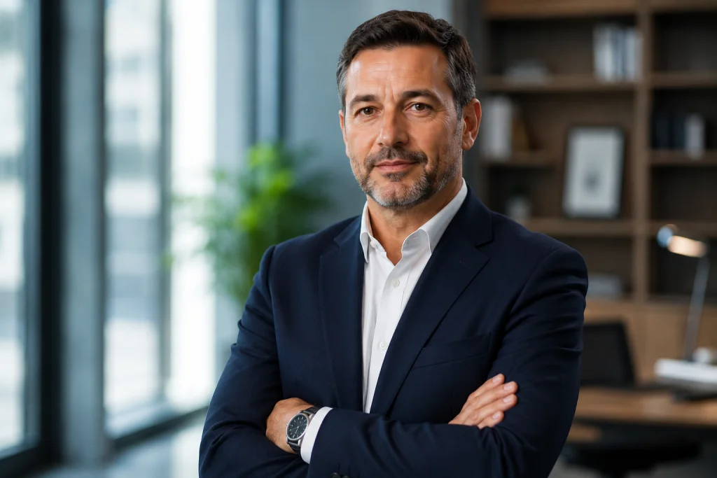 Portrait de dirigeant