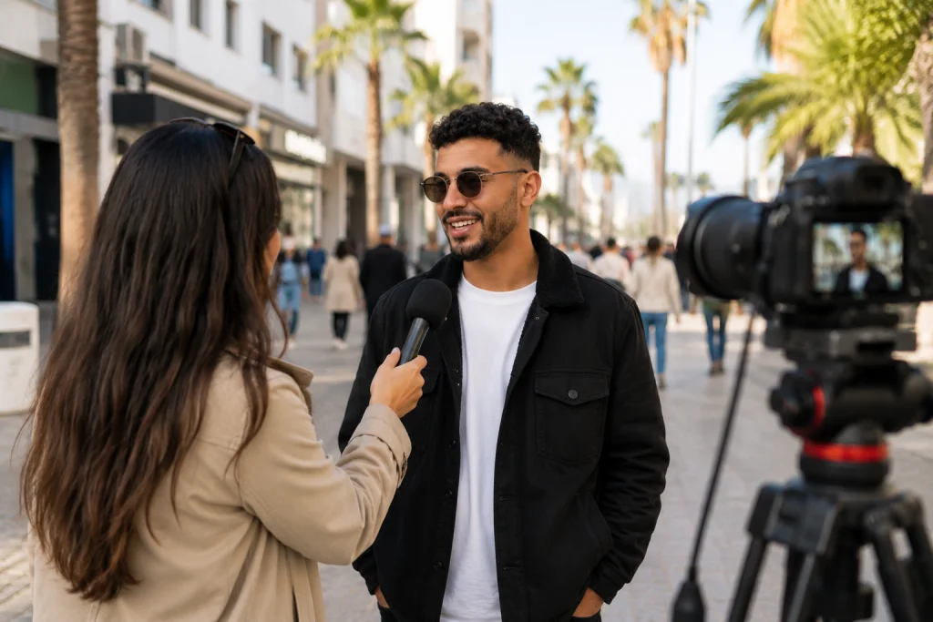 Street interviews