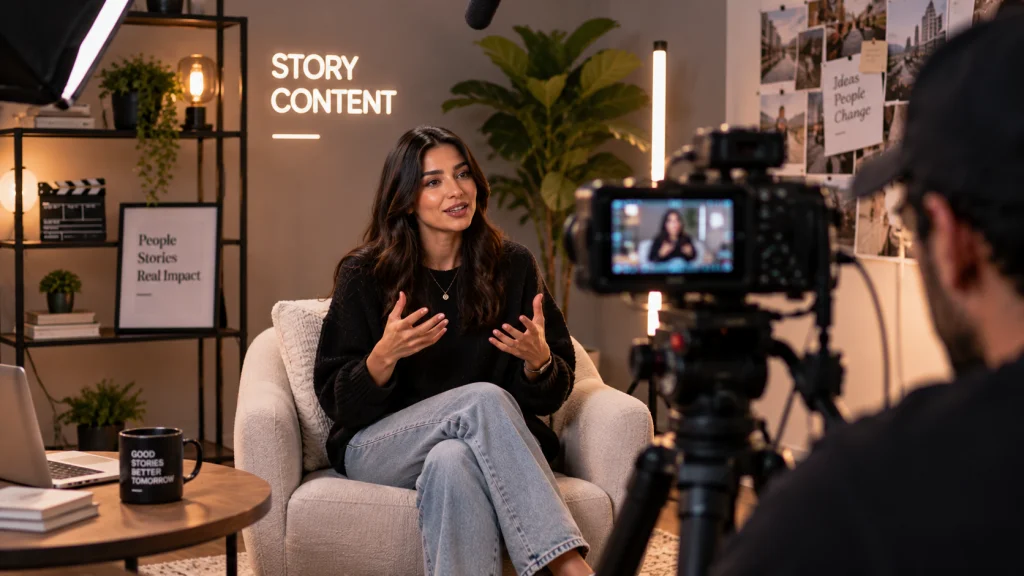 Service de story content