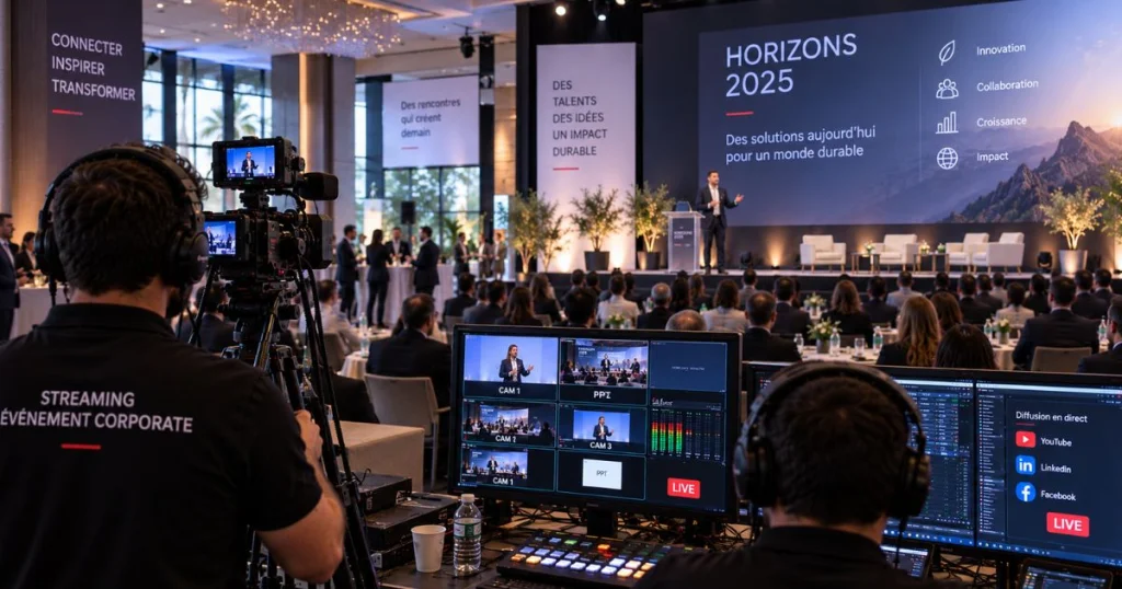 Streaming événement corporate