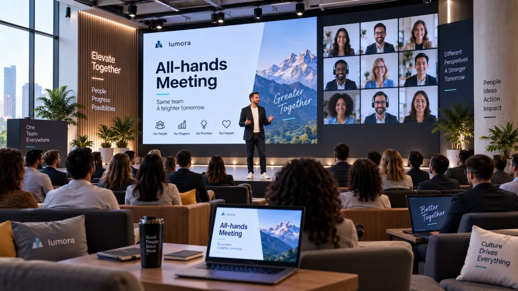 Réunions All-hands de luxe