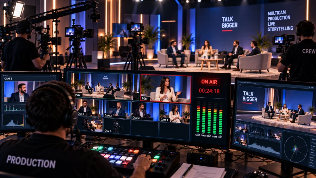 Production multicaméra